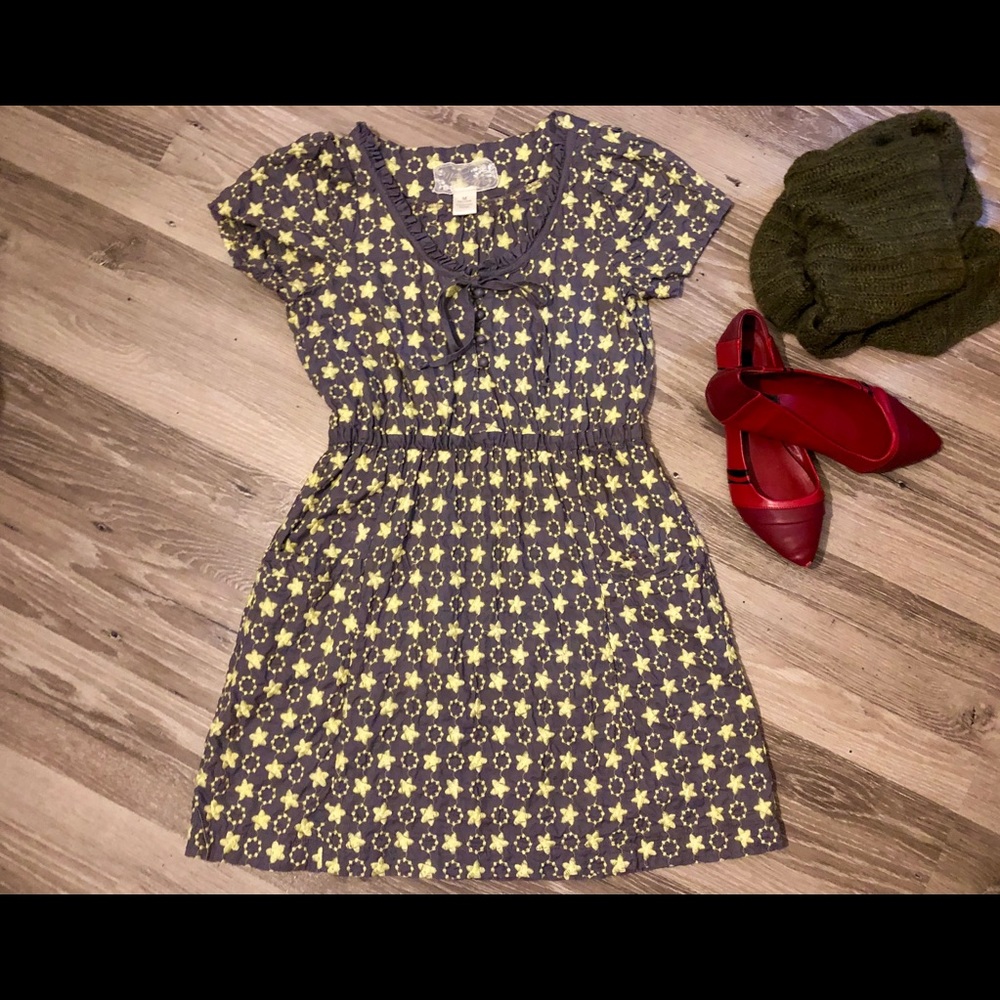 Nick & Mo Anthropologie Embroidered Dress/Top✨